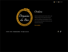 Tablet Screenshot of domainedubac.com